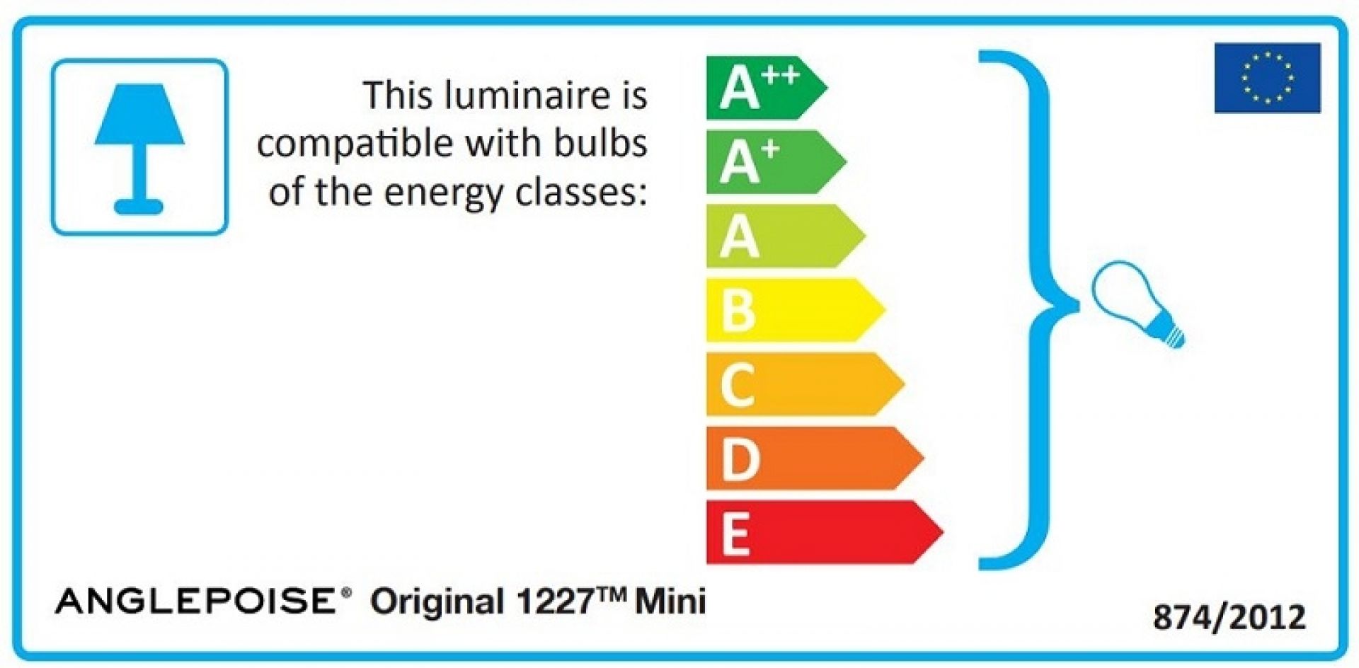 Original 1227 Mini Wall Light Applique murale Anglepoise