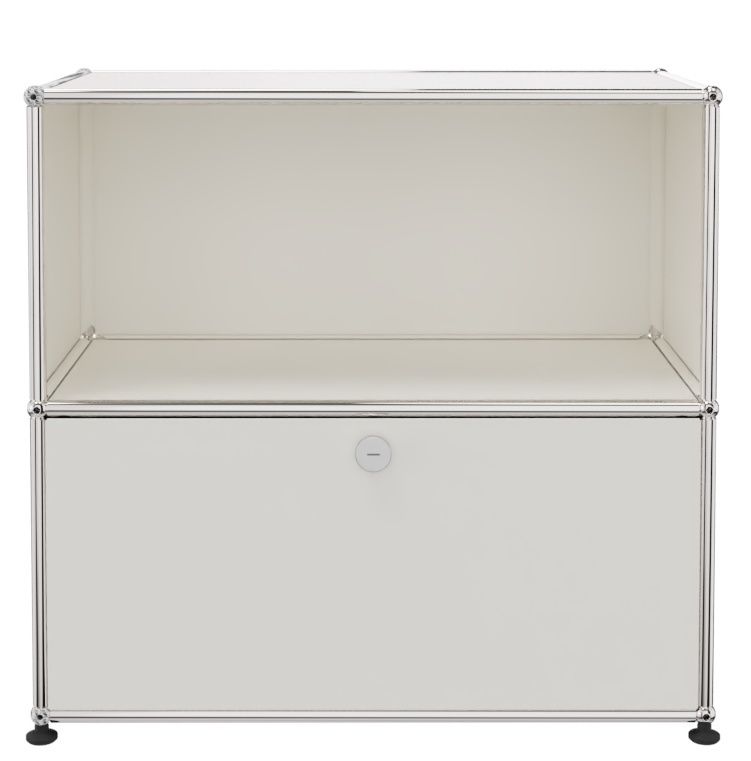 USM Haller Sideboard 1 Ouvert / 1 Volet Blanc pur - FAST DELIVERY     