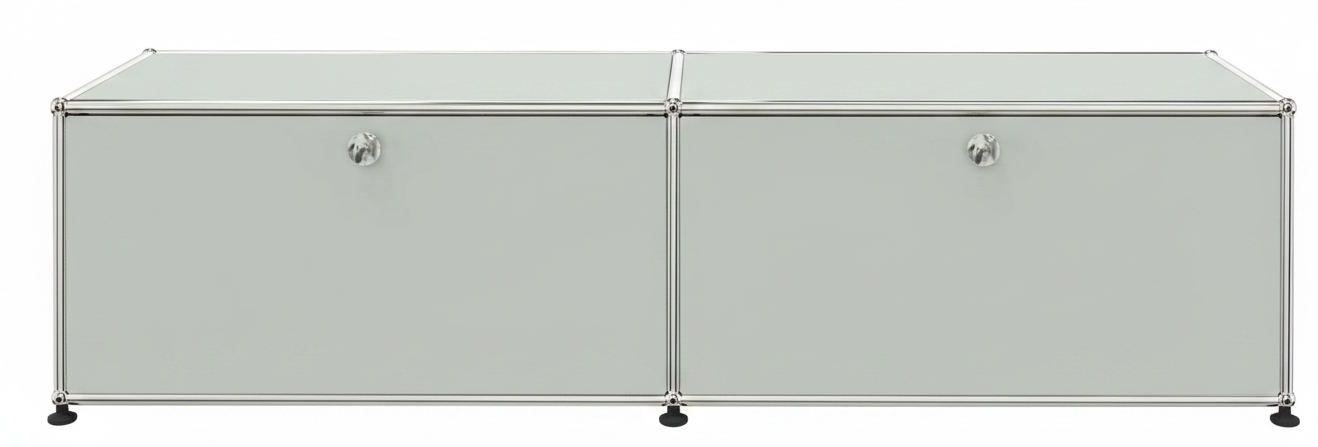 USM Haller Lowboard 2 portes Gris clair