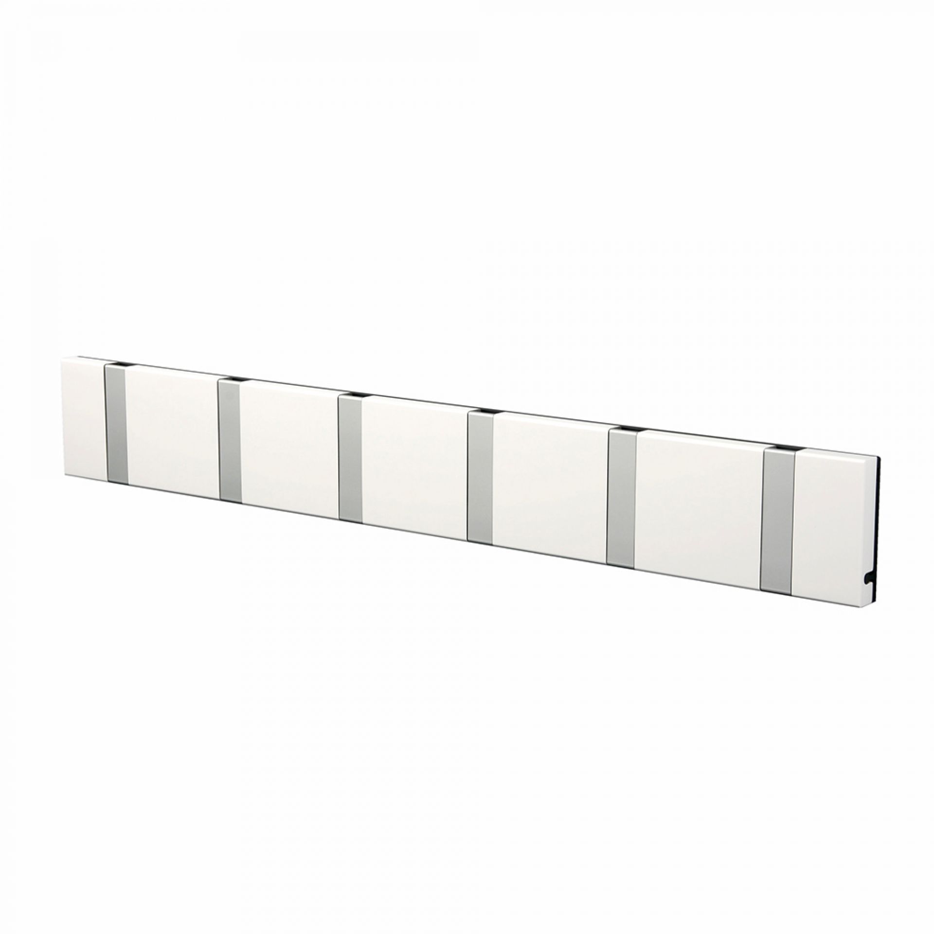 Knax portemanteau mural horizontal 6 crochets BLANC Loca OFFRE SPECIALE