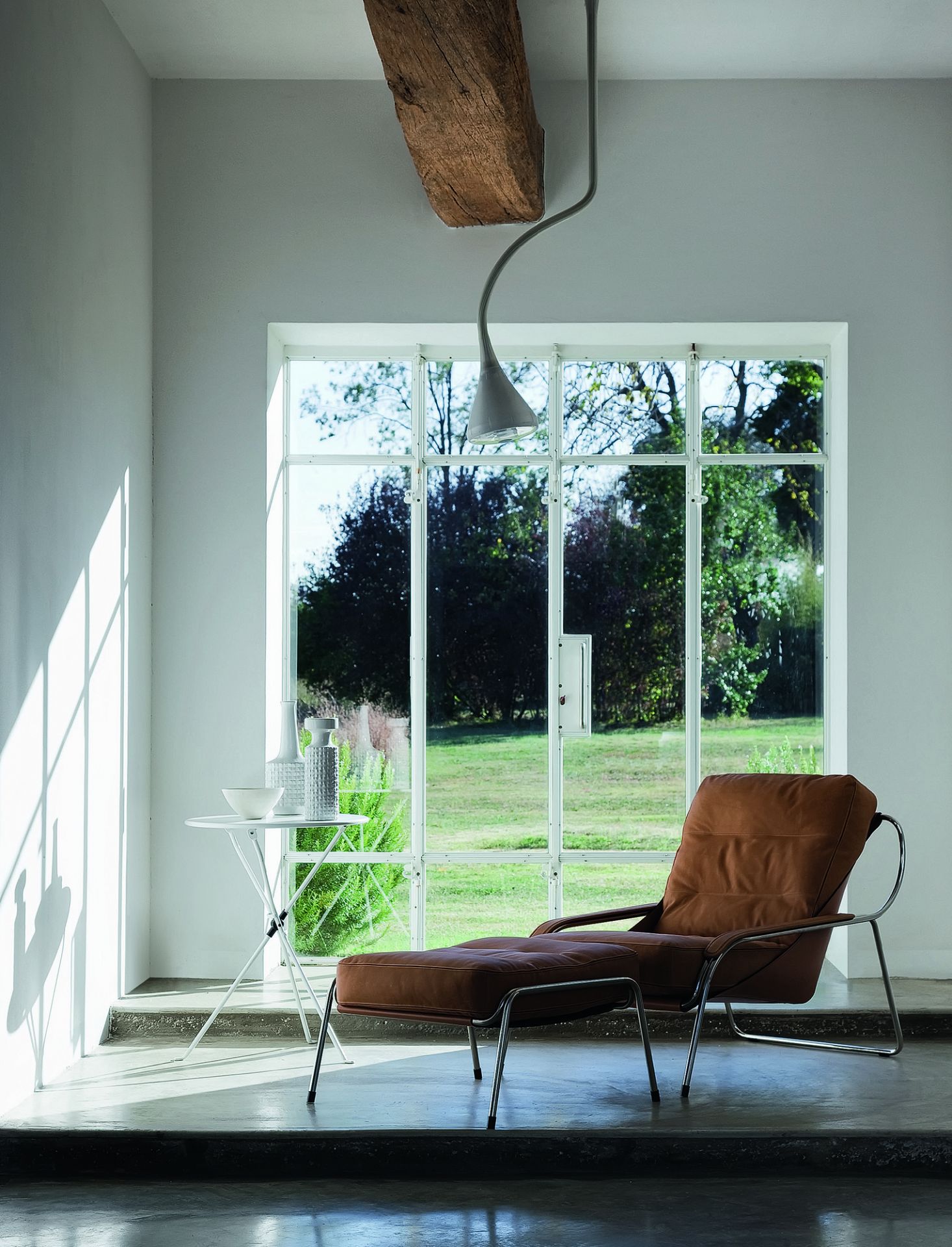 Maggiolina Fauteuil et Tabouret Zanotta