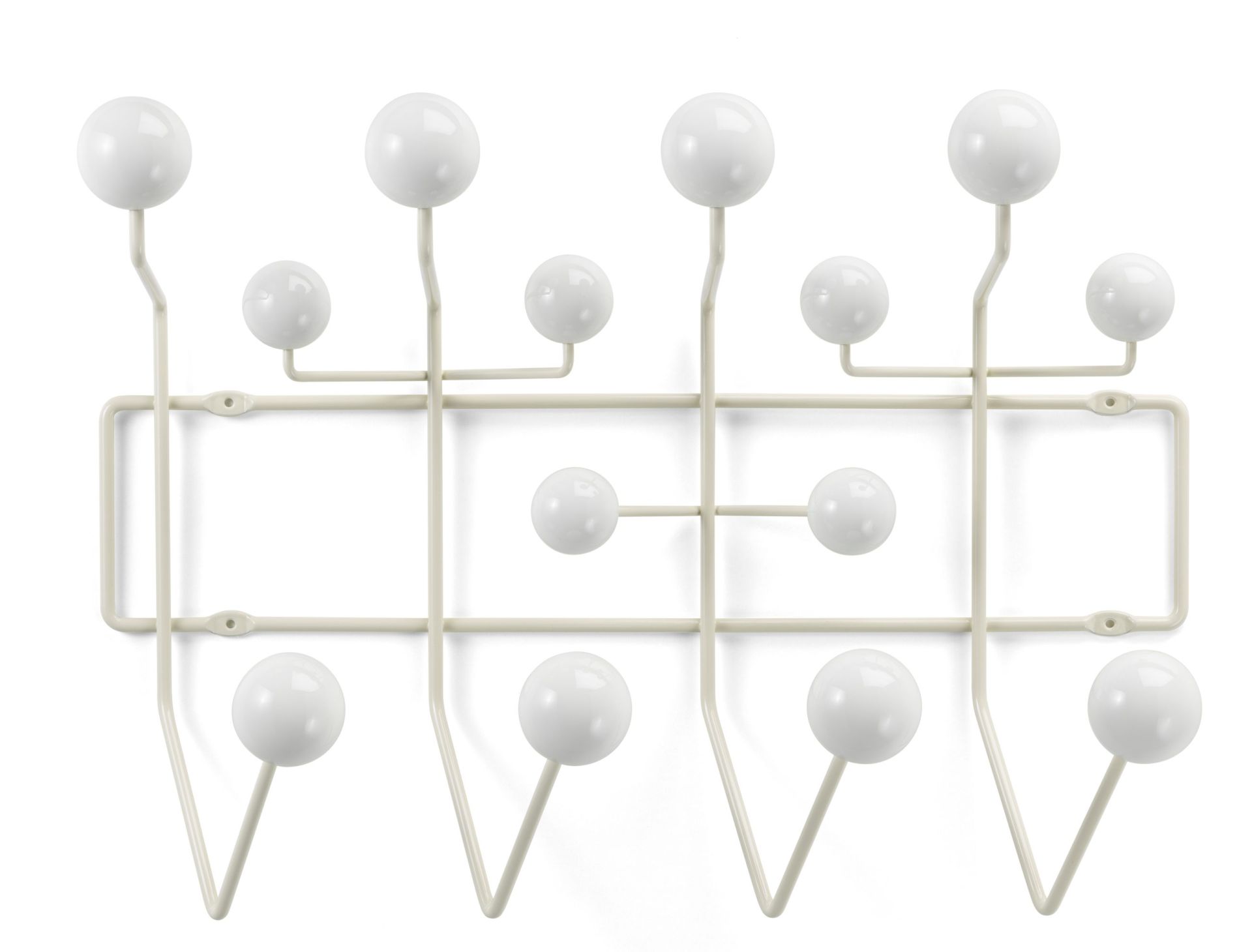 Eames Hang it all Porte-manteau Blanc chaud Vitra NOUVELLE VERSION 