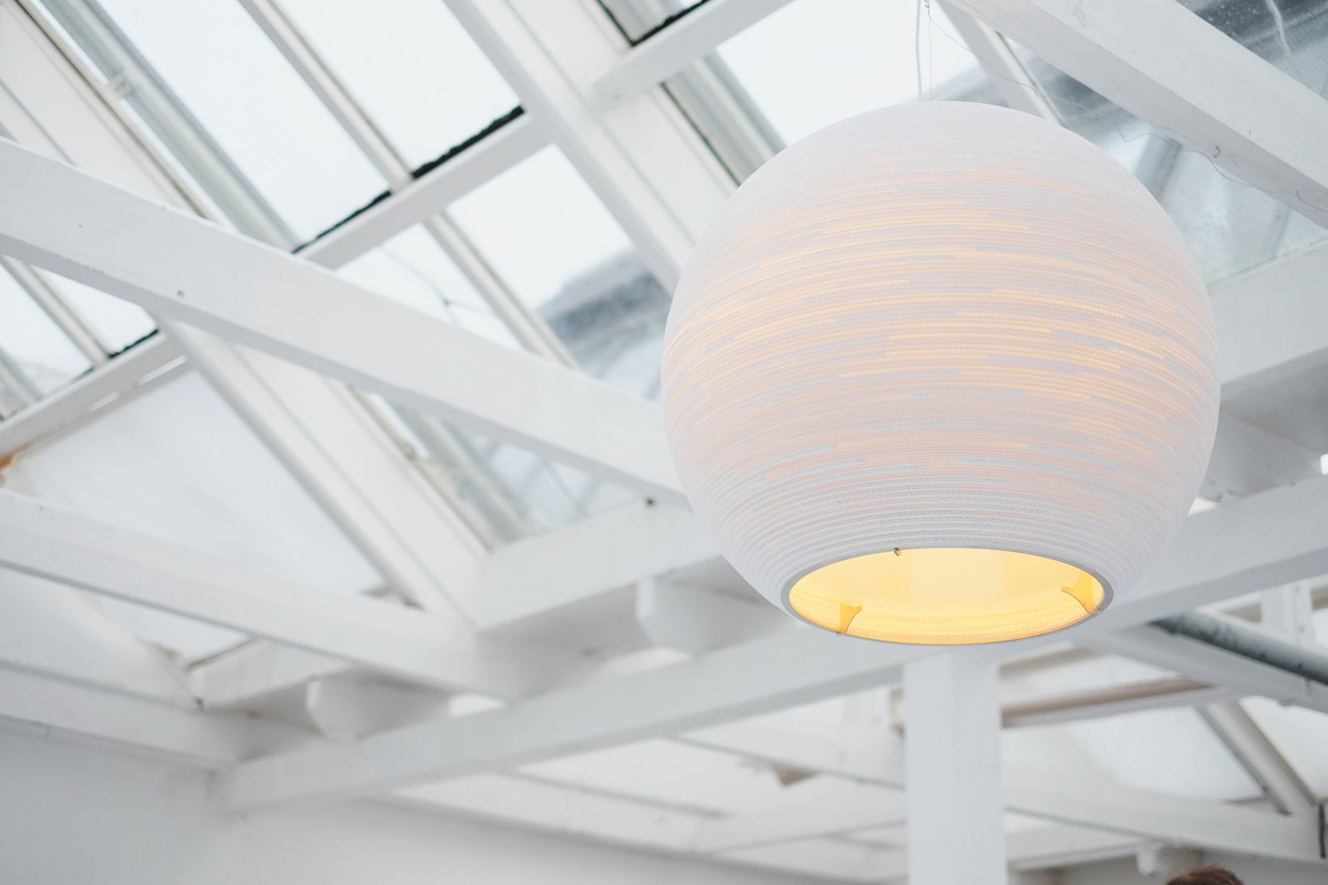 Scraplights Sun 32 Lampe suspendue Blanc Graypants