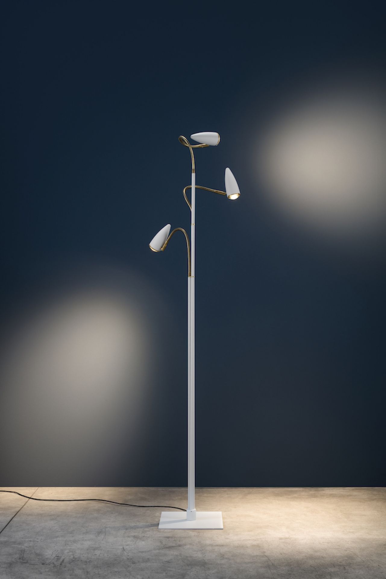 CicloItalia Flex F3 Lampadaire Blanc Catellani & Smith