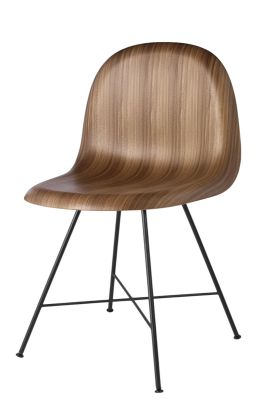 3D chaise de salle à manger en bois Gubi