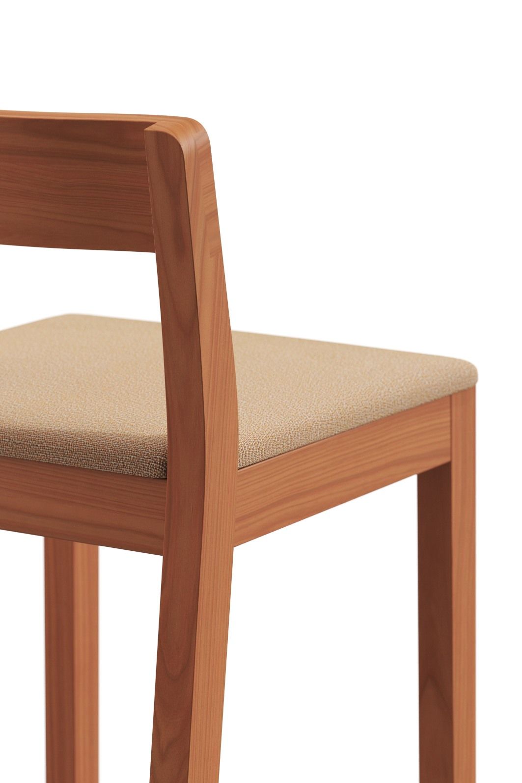 Sit tabouret de bar en bois avec coussin d'assise Zeitraum