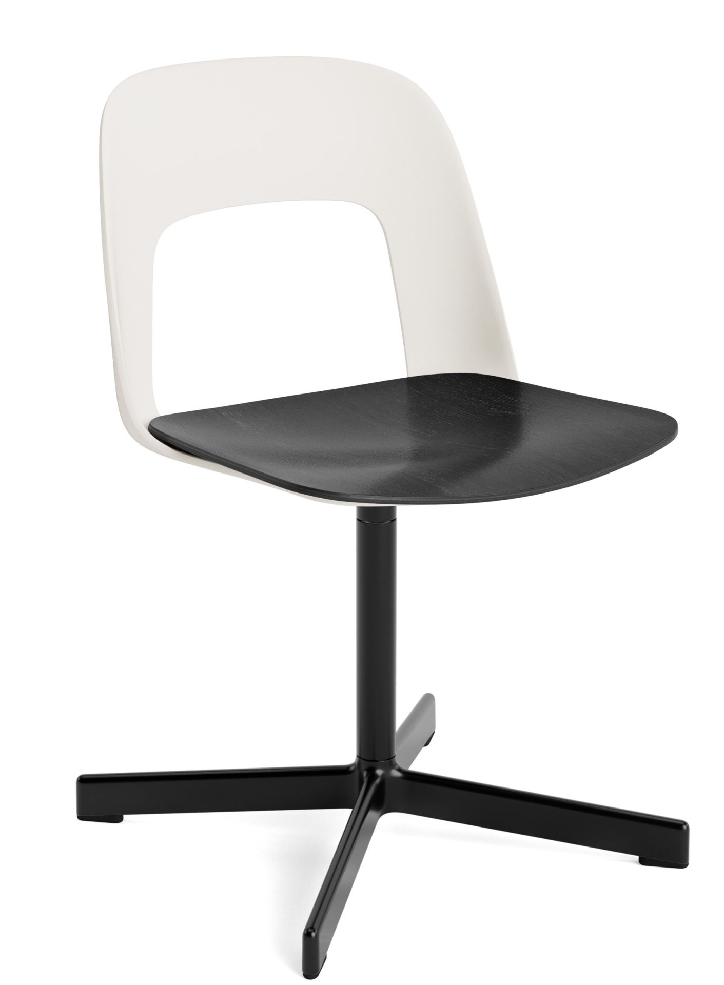 Layout Side Chair 132 4-étoiles pivotantes chaise Hay 