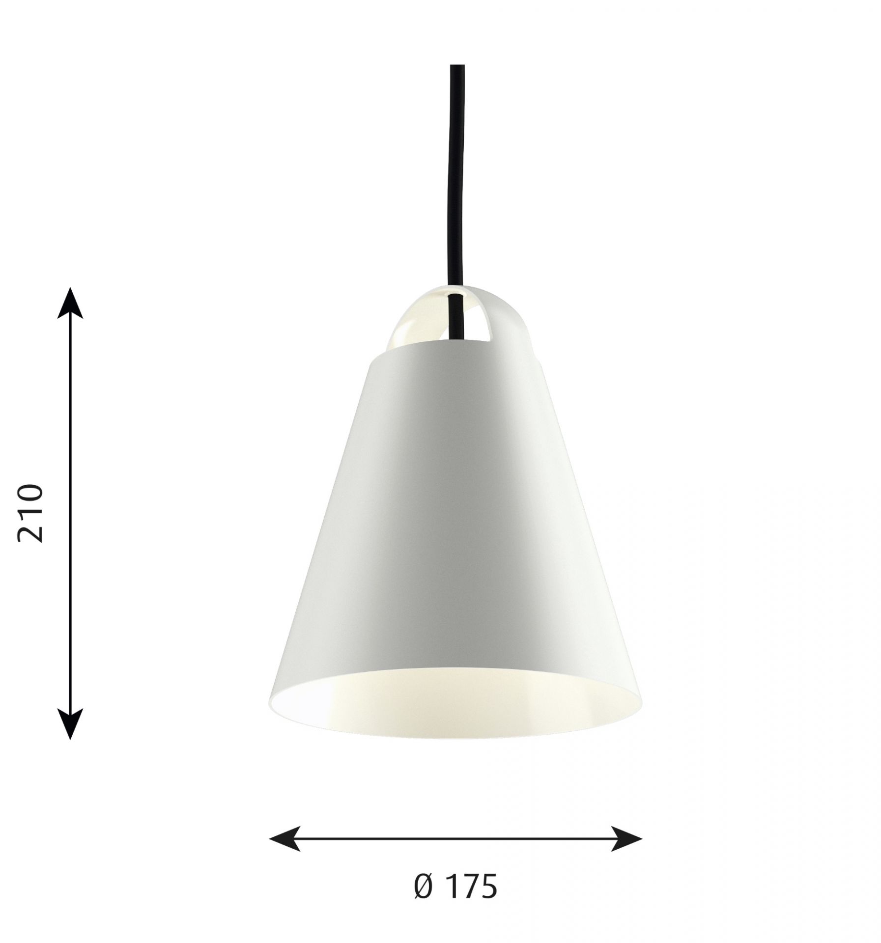 Above lampe de suspendue Louis Poulsen