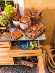 Deck 2 Éléments planche à plantes Extérieur Weishäupl