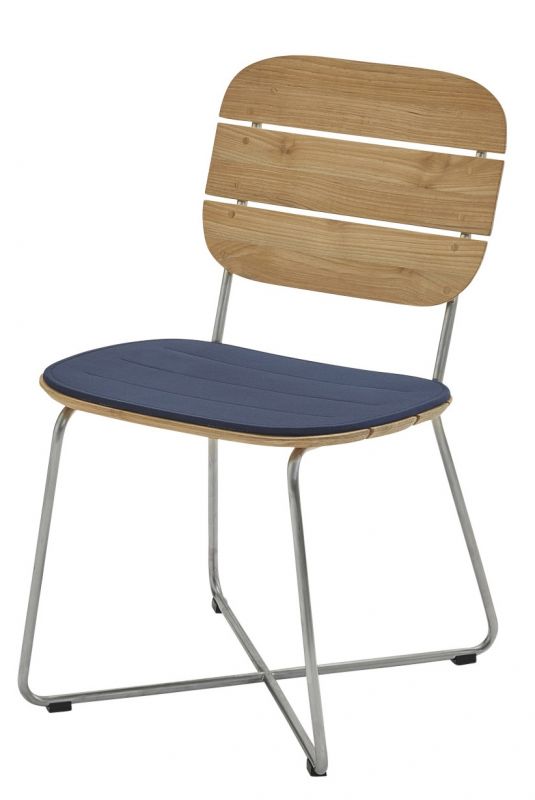 Lilium Chair Chaise Cushion Coussin d'assise extérieur Skagerak by Fritz Hansen Marine