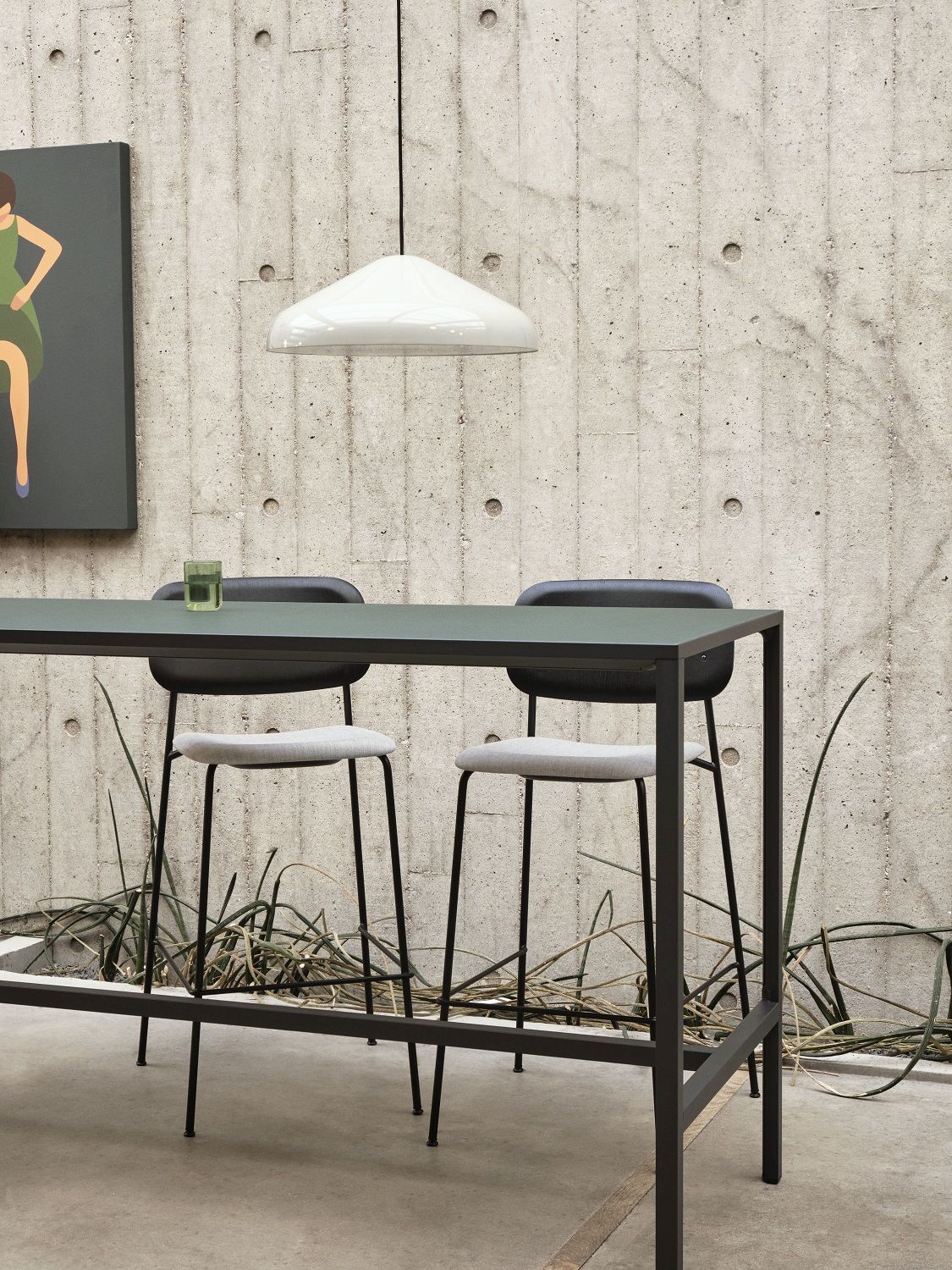 Soft Edge 90 Bar Stool Low / High Tabouret de bar Hay