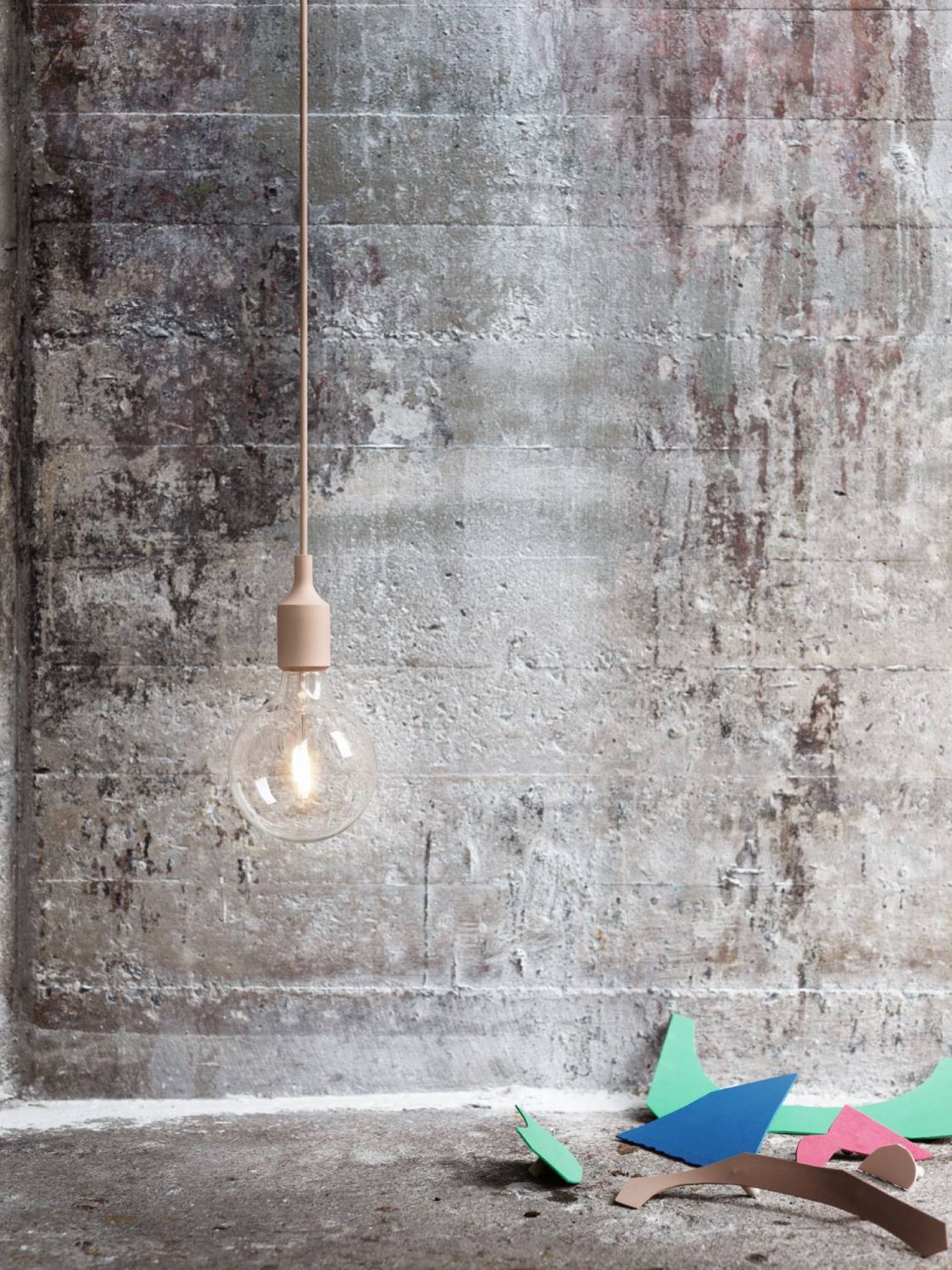 E27 LED Socket lamp lampe de suspendue MOUTARDE Muuto OFFRE SPECIALE