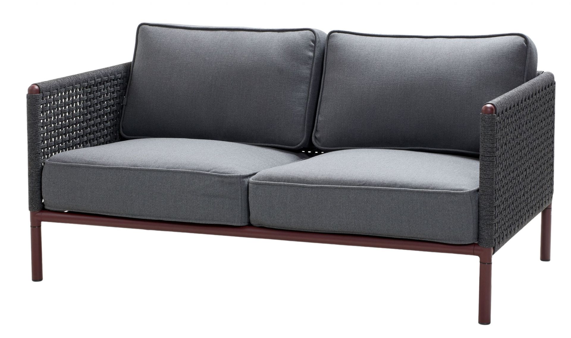 Encore Canapé 2 places Bordeaux avec coussin AirTouch Cane Line