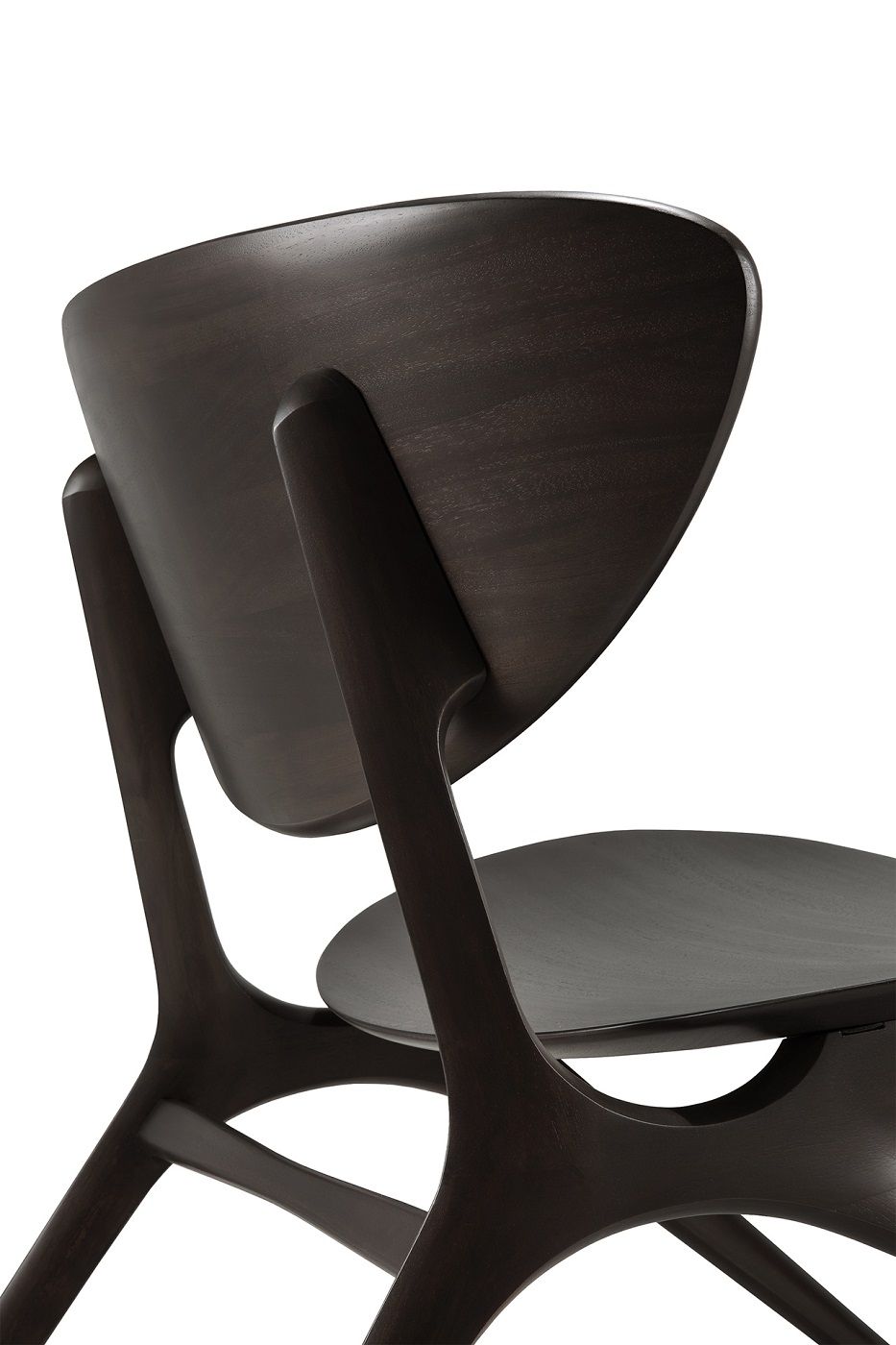 Eye Fauteuil lounge acajou laqué Ethnicraft