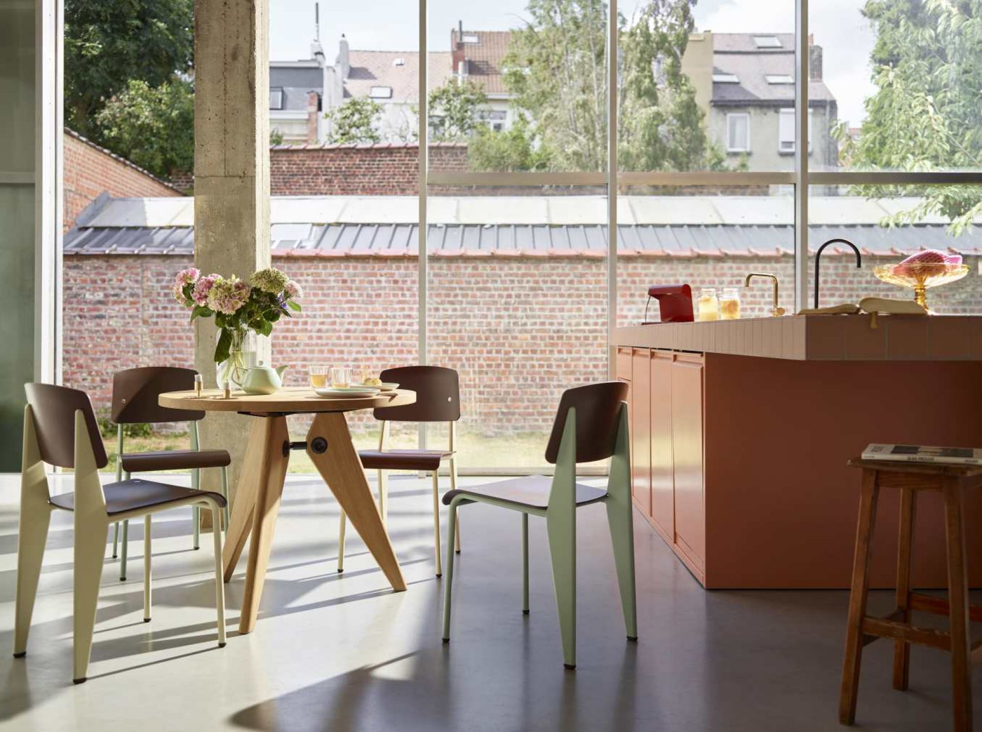Gueridon/ Guéridon Table Ø 90 cm Vitra