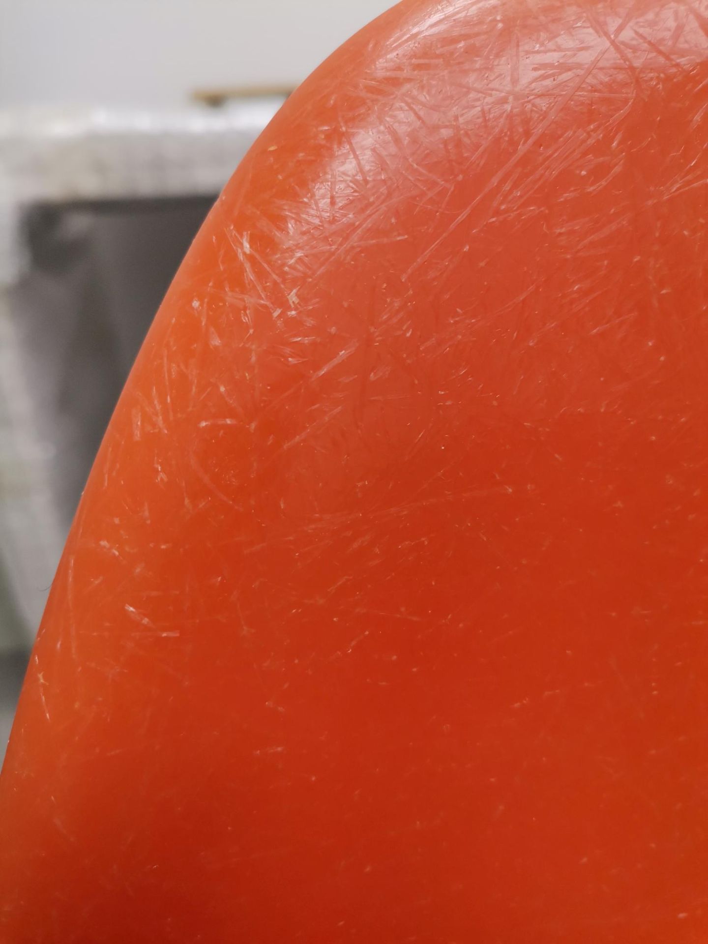 Eames Fiberglass Side Chair La Fonda Rouge Orange Vitra LIMITED EDITION OBJECTS IMPARFAITS