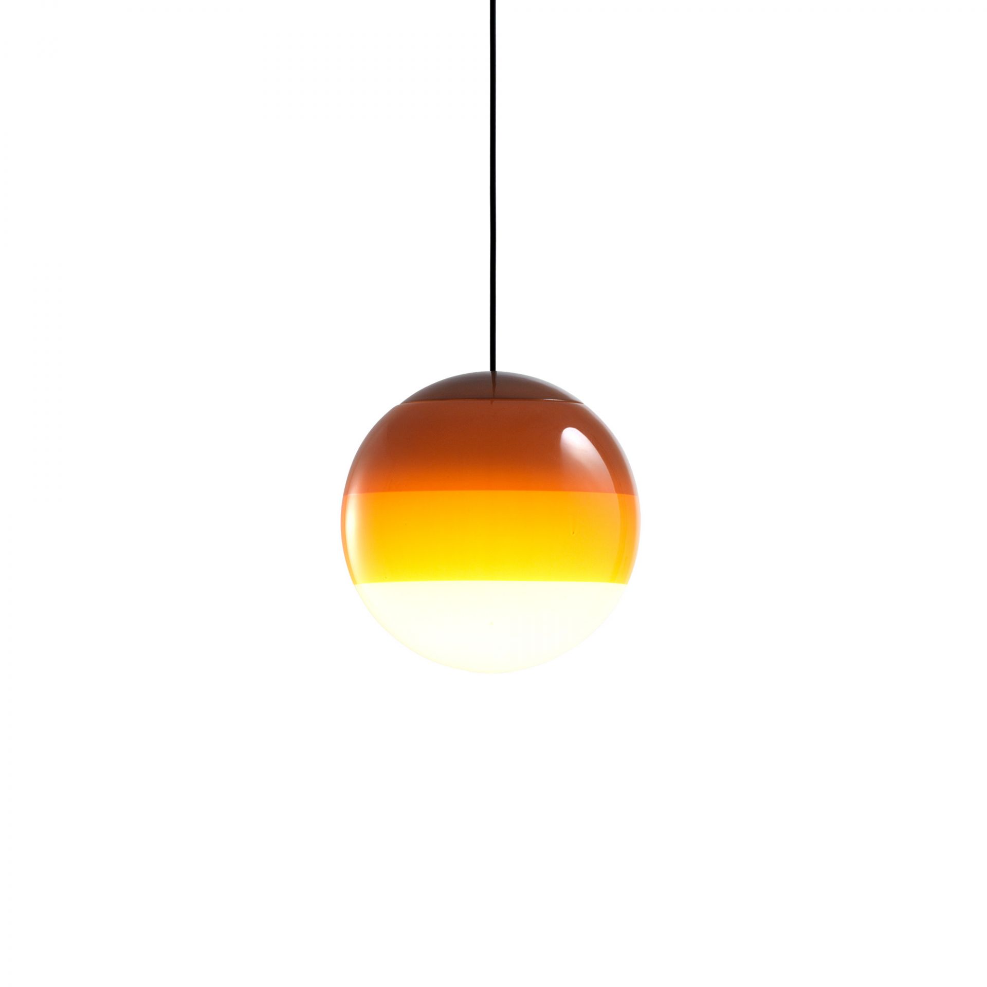 Dipping Light 20 LED Lampe suspension Marset ambre