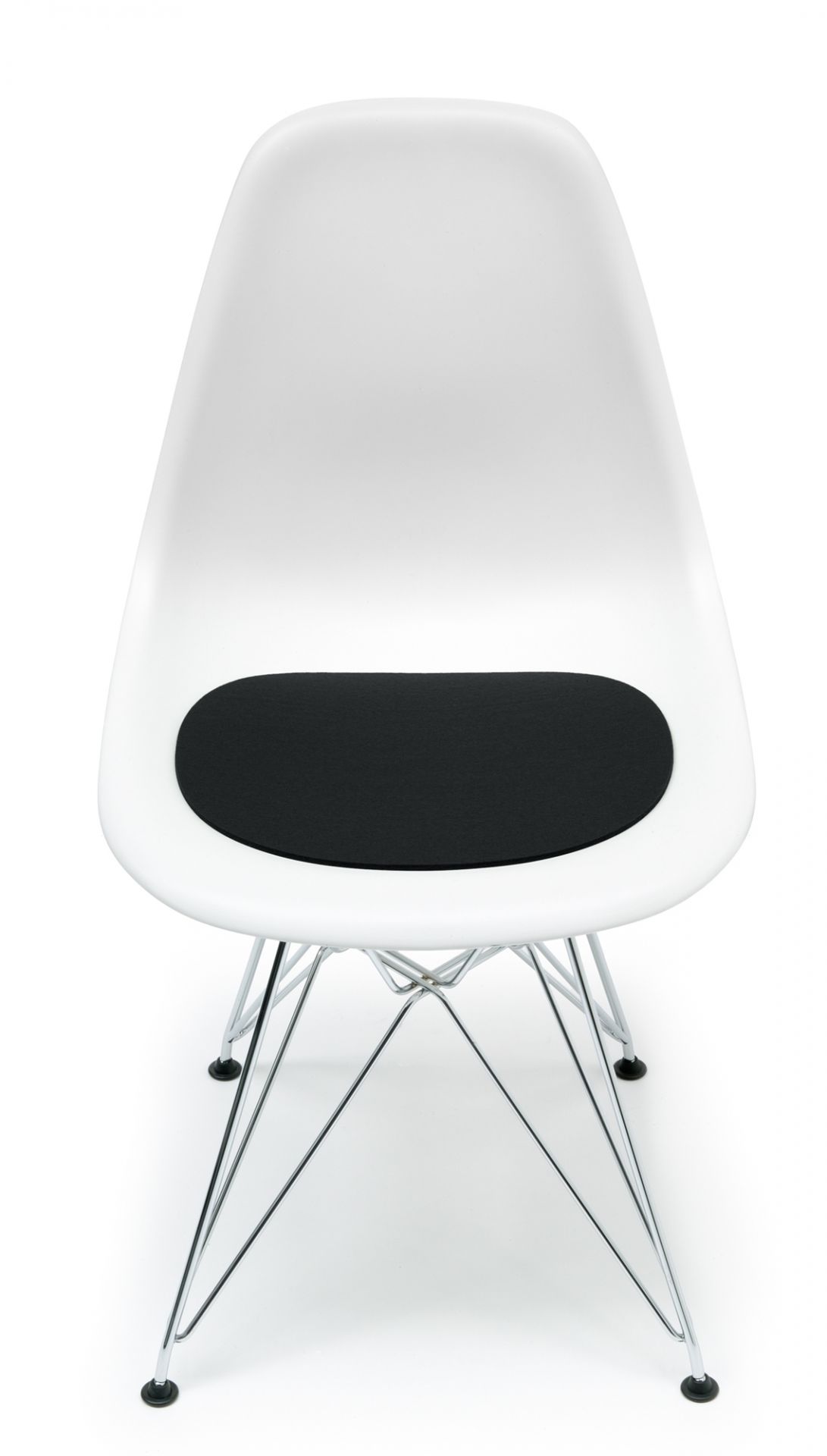 Coussin de siège-Feutre Eames Plastic Side Chairs DSR / DSW noir Hey Sign