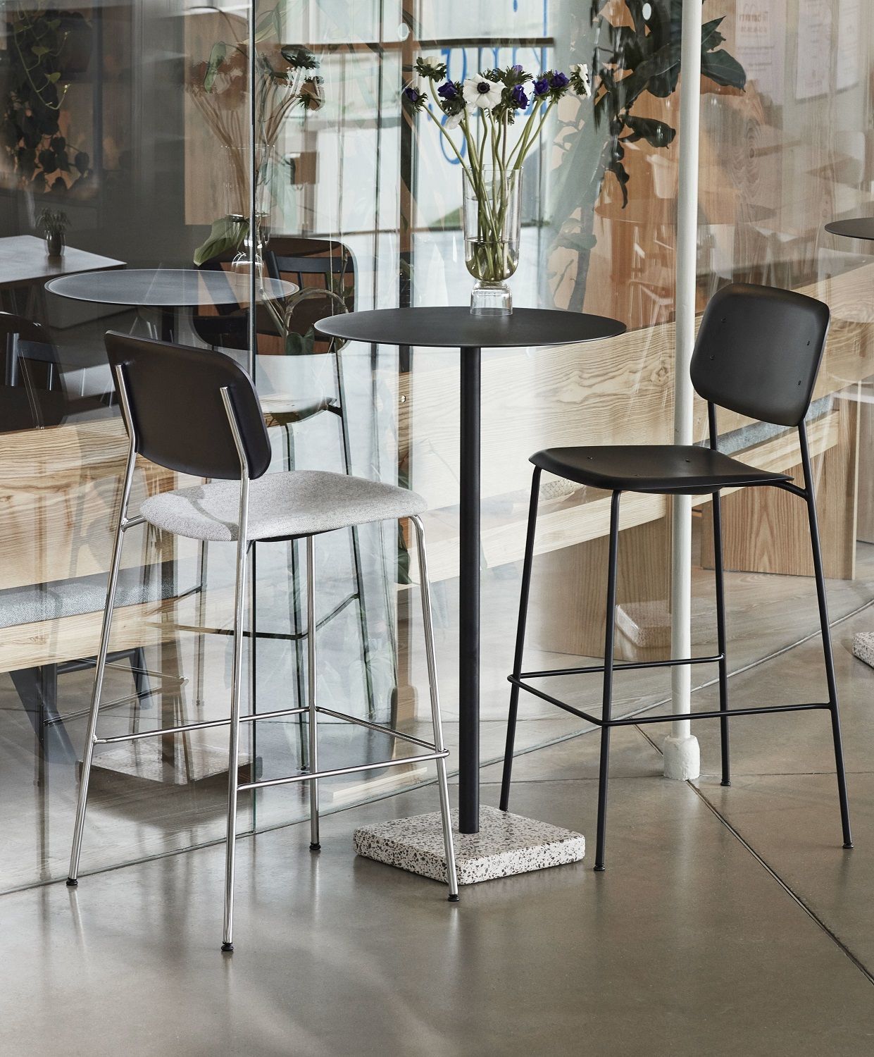 Soft Edge 95 Bar Stool Low / High Tabouret de bar Hay