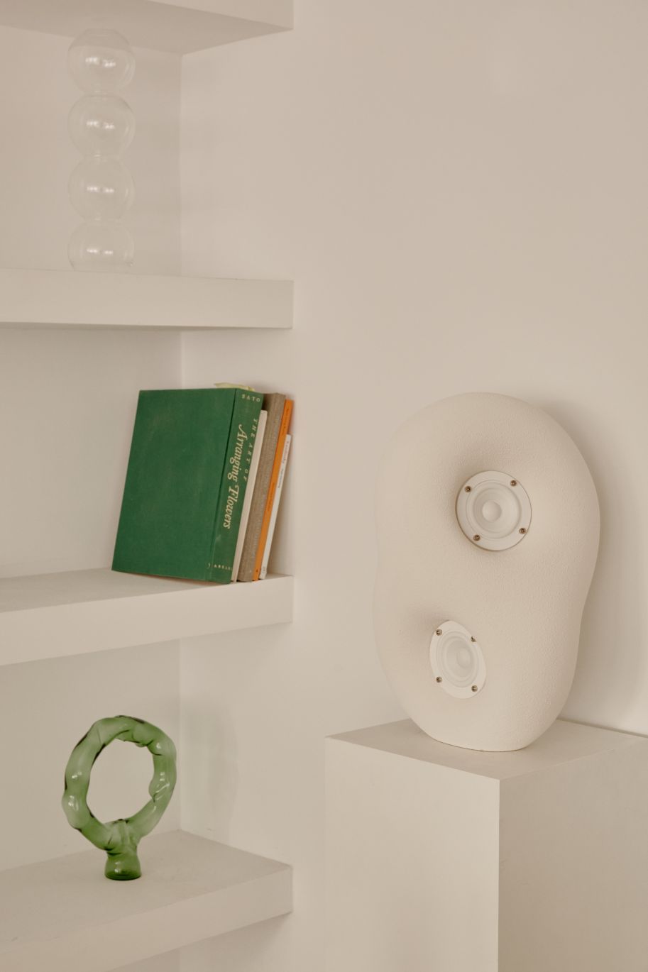 Sculpture acoustique Haut-parleur Transparent