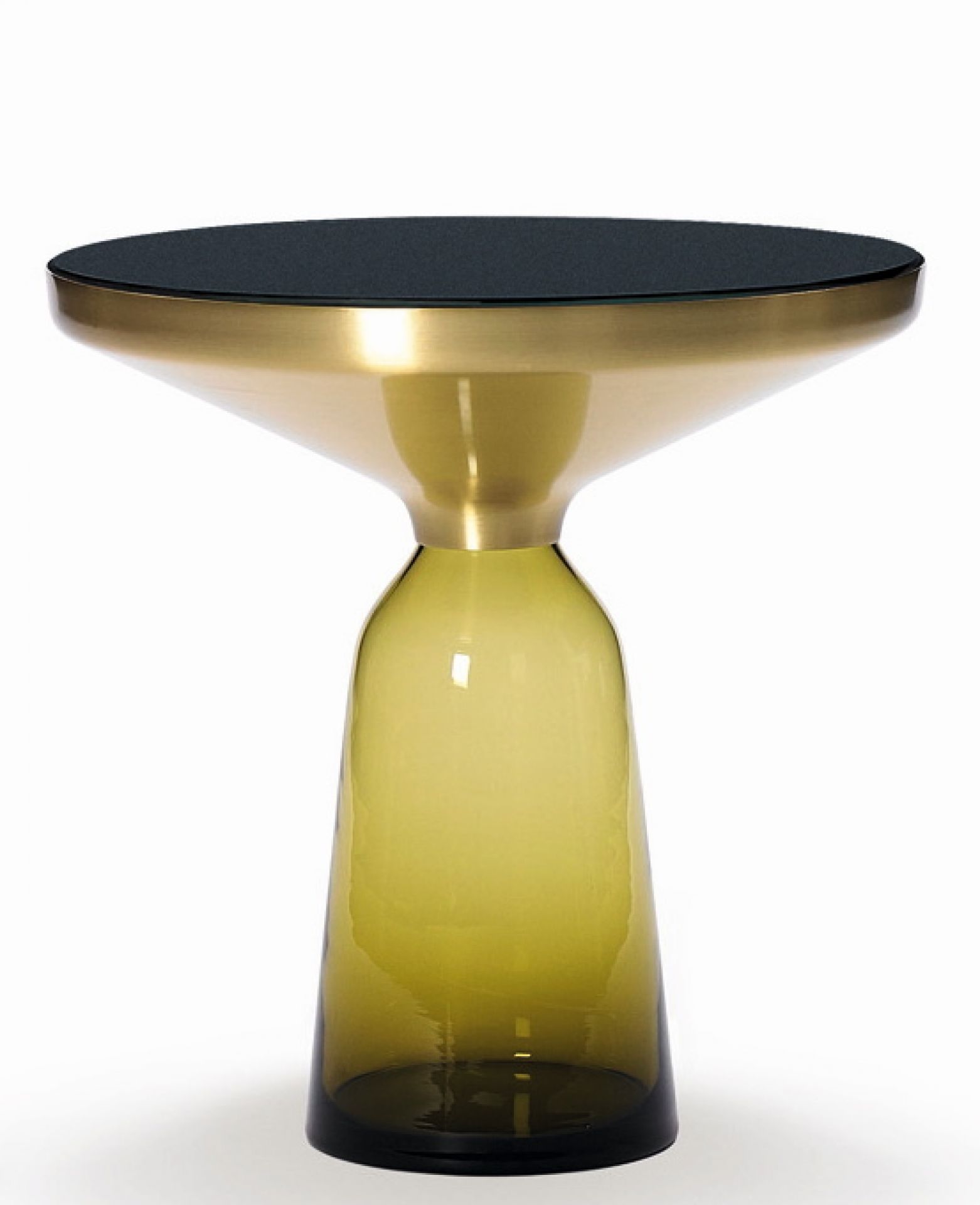 Bell Side Table Table d'appoint ClassiCon Laiton Citrine Jaune