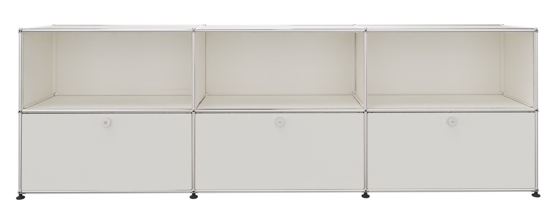USM Haller Sideboard 3 Open / 3 Flaps Blanc pur - FAST DELIVERY     