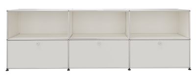 USM Haller Sideboard 3 Open / 3 Flaps Blanc pur - FAST DELIVERY     