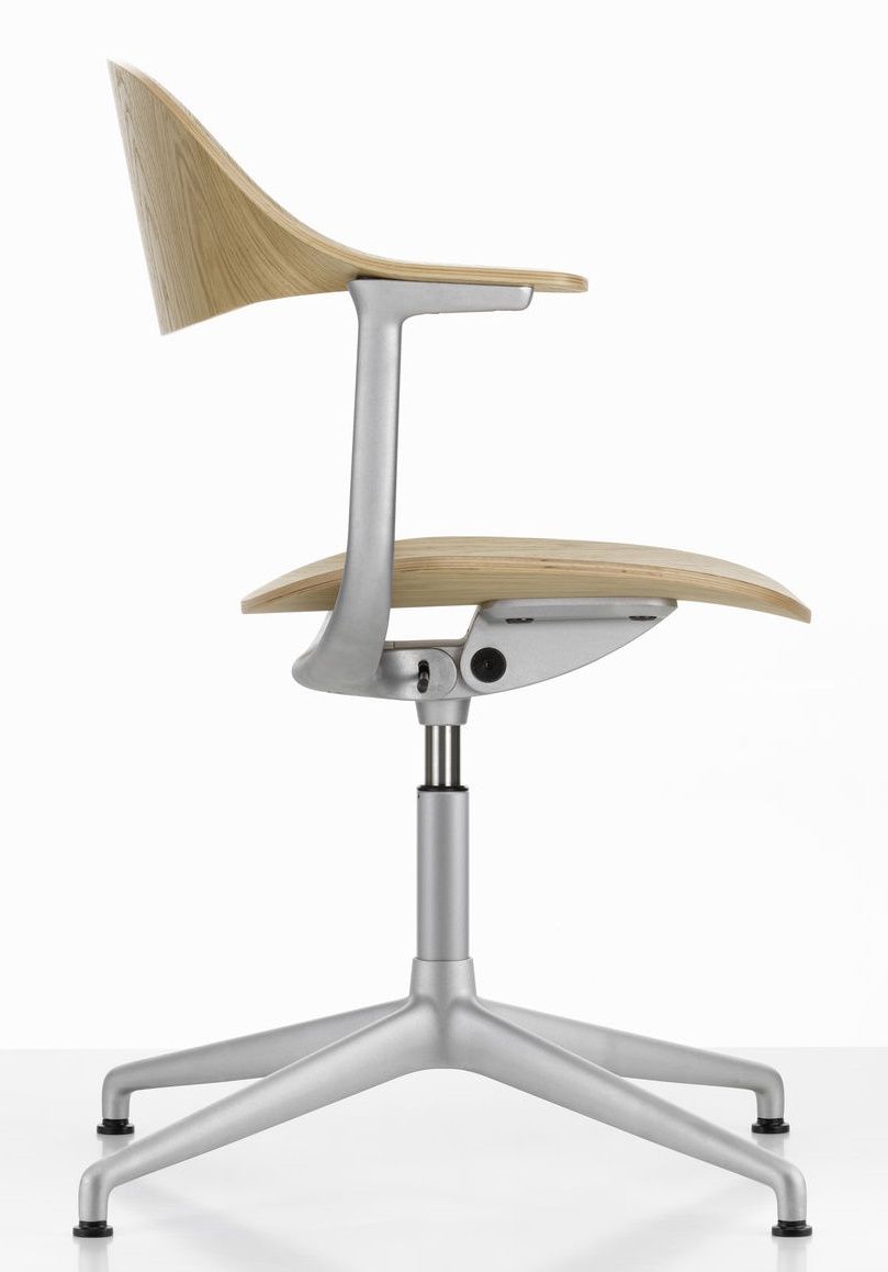 Mynt dossier et assise Plywood chaise de bureau Vitra