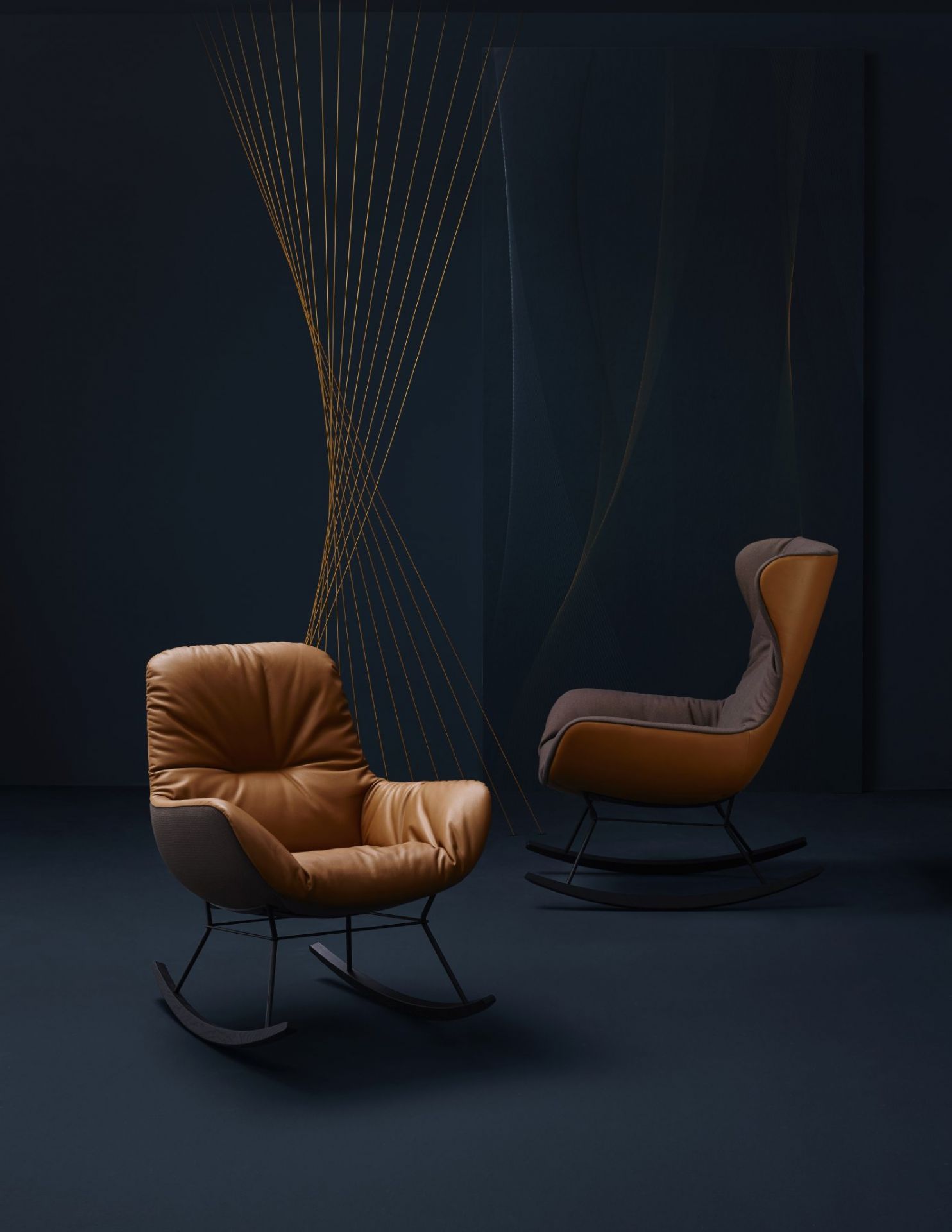 Leya Rocking Lounge Chaise Freifrau Manufaktur