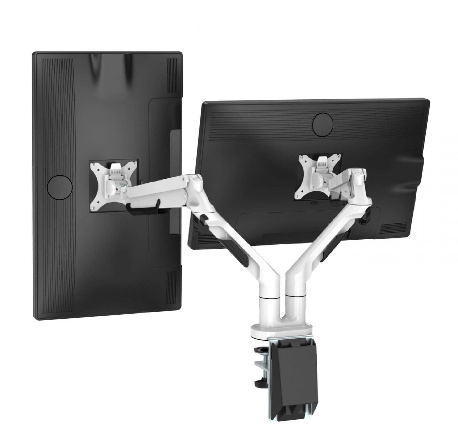Bras pivotant pour moniteur Hiplift Blanc