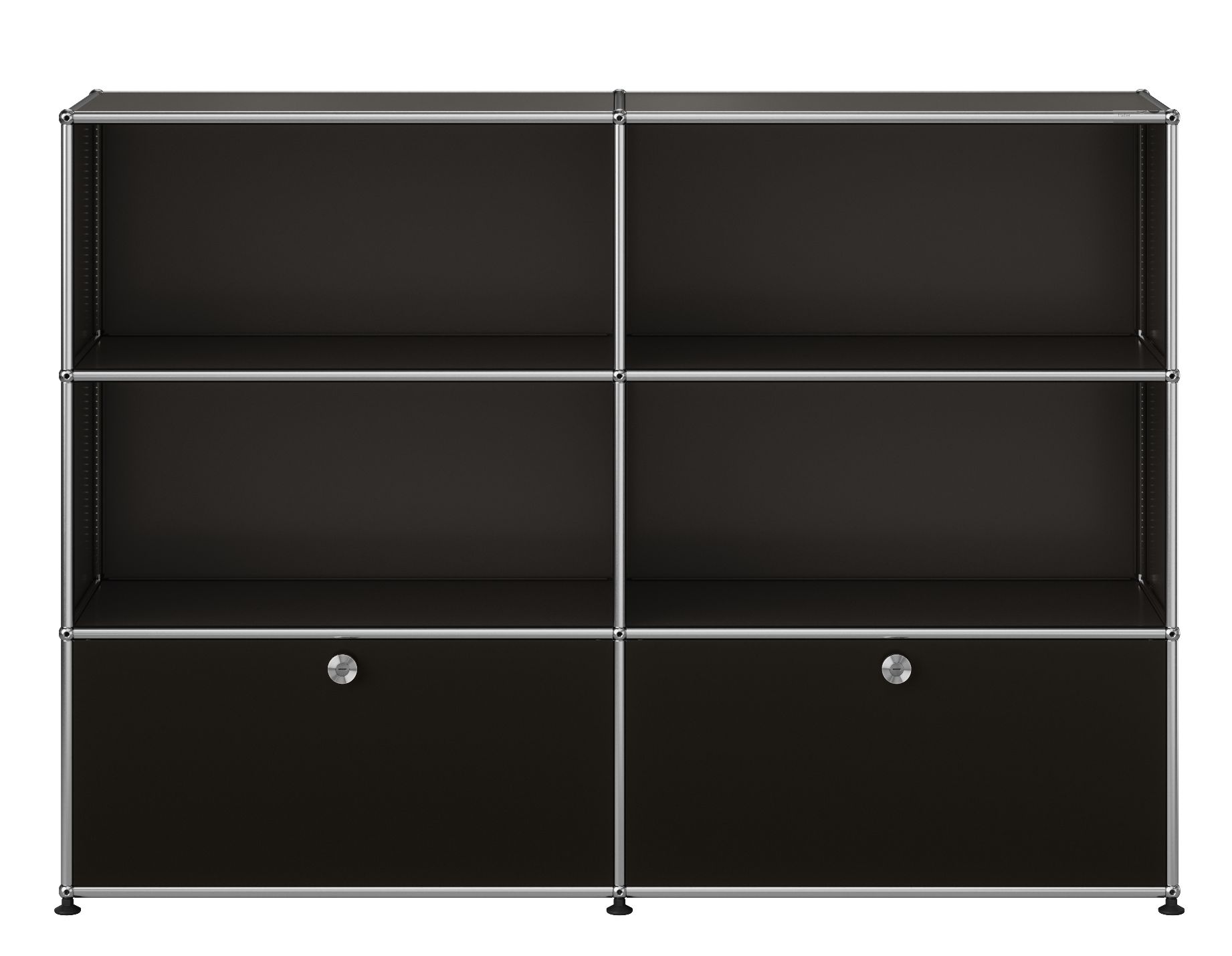 Buffet USM Haller M 65 4 portes ouvertes / 2 rabats - Livraison rapide