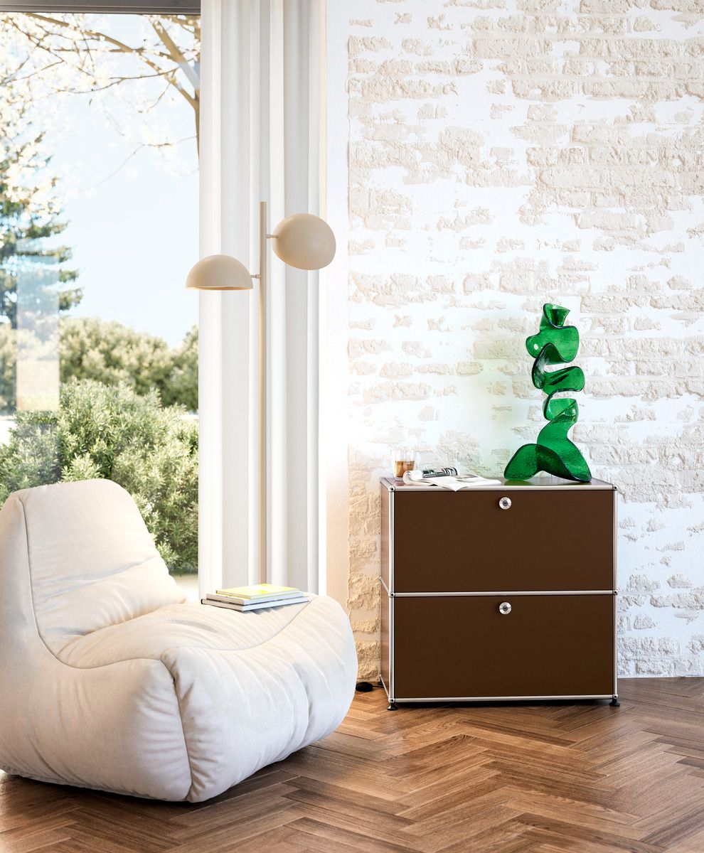 USM Haller Sideboard klein – QUICK SHIP-enzianblau