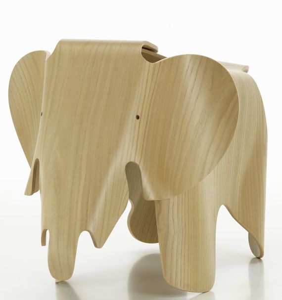 Eames Elephant Plywood tabouret Vitra NOUVELLE VERSION