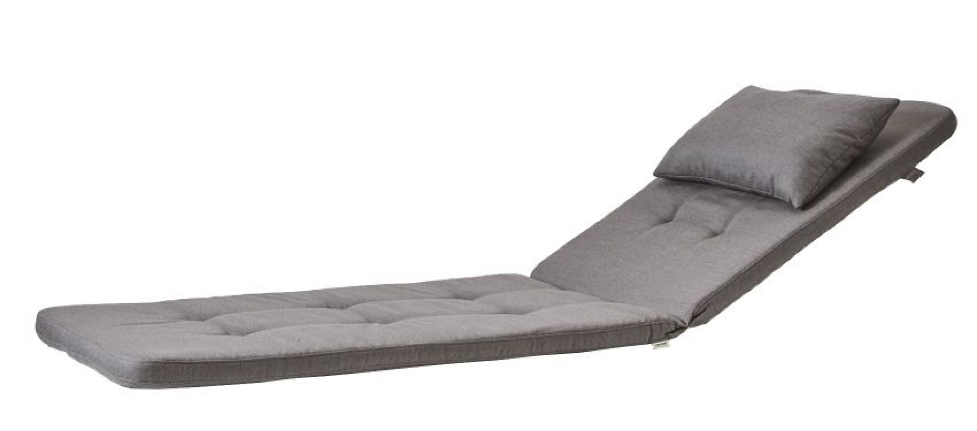 Presley Outdoor Auflage für Sonnenliege von Cane-Line in Taupe mit Kissen.
