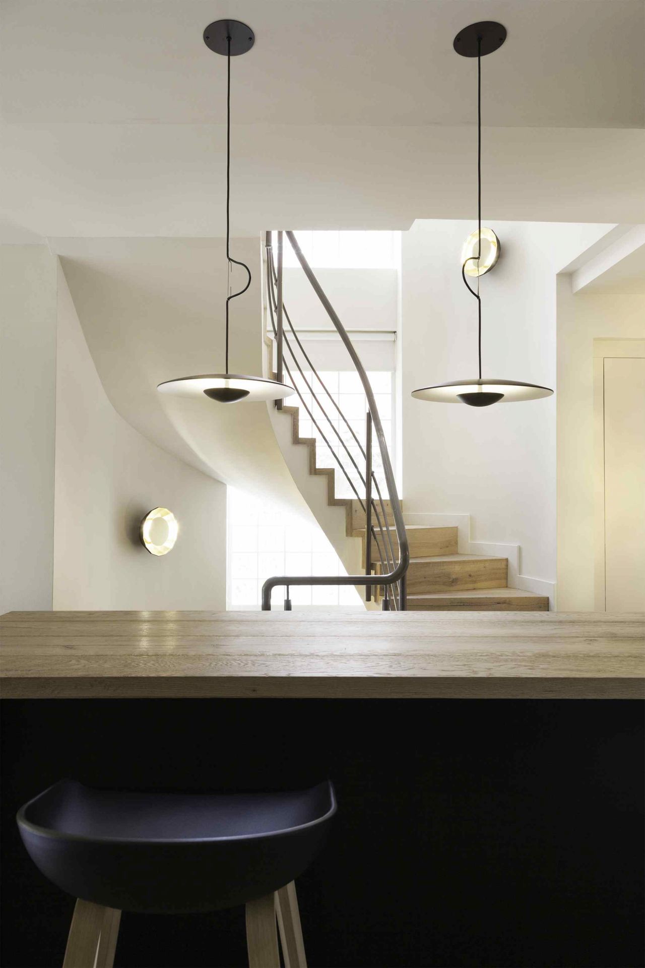 Ginger 32 LED Lampe suspension marset Chêne