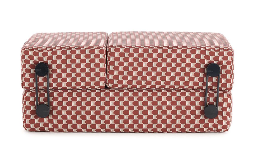 Chaise longue/méridienne/canapé d'extérieur Trix Obi Check Kartell