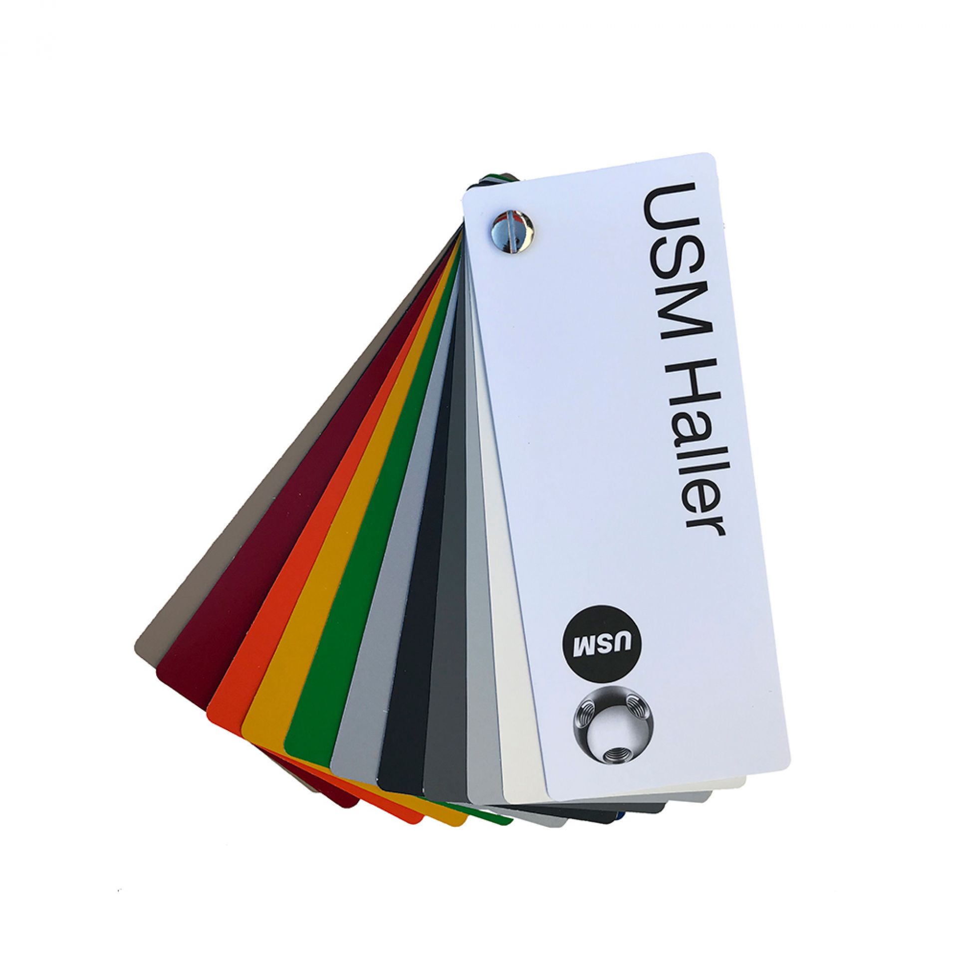 Les échantillons de couleurs pour les Meubles USM Haller