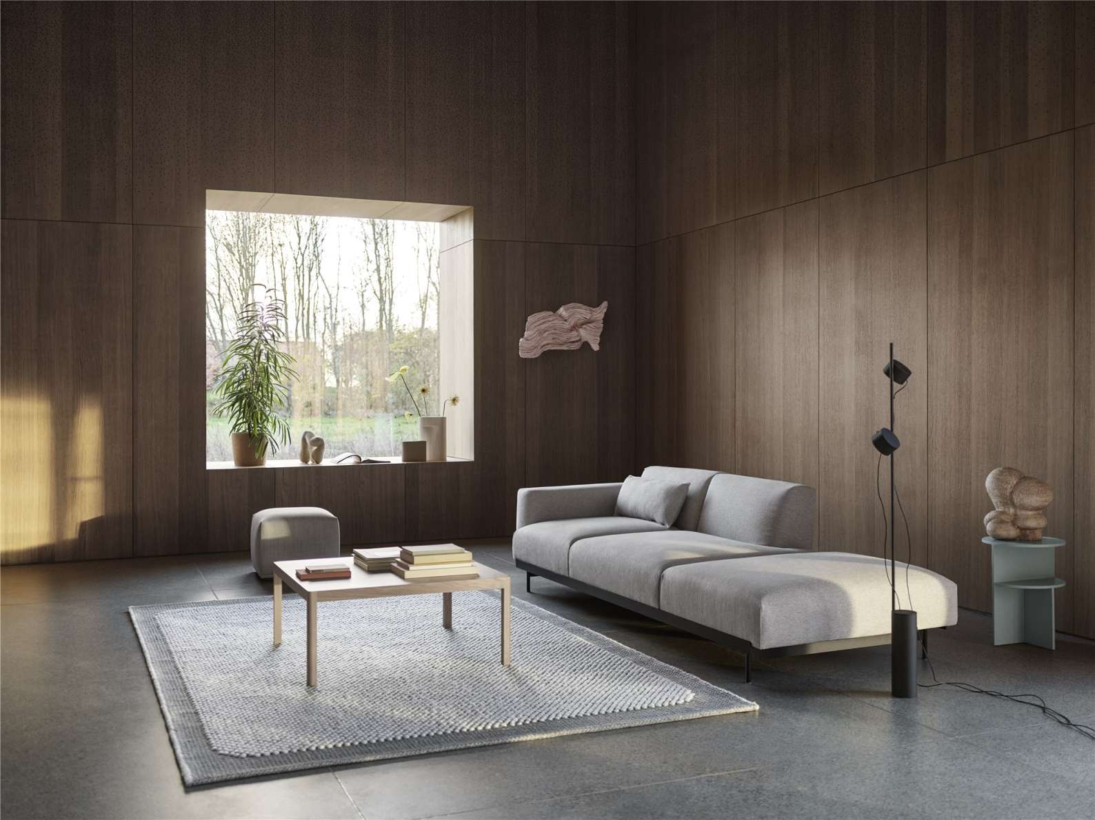 Post Floor Lamp Lampadaire Muuto
