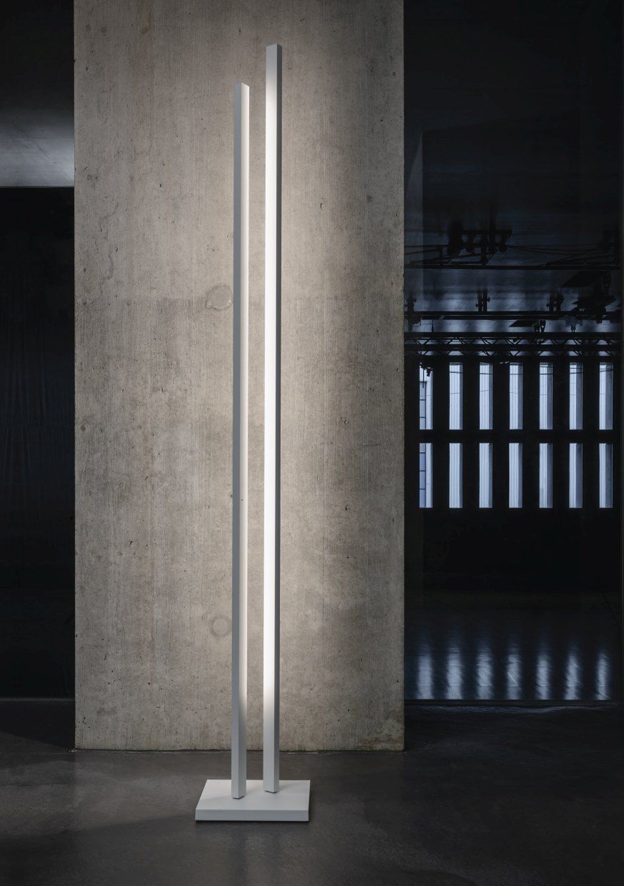 Zen Parallel Lampadaire blanc - 2700K Steve Lechot Luminaires