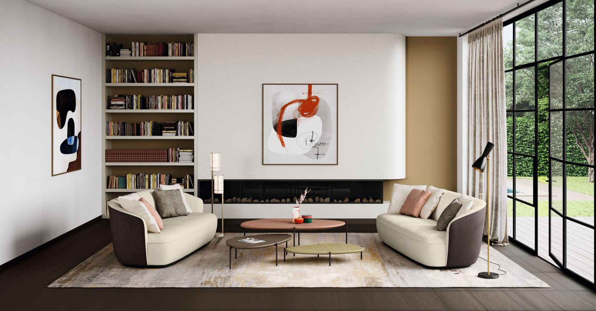 Ishino Metal Table Table d'appoint Walter Knoll