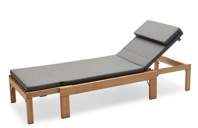 Riviera Cushion Coussin d'assise pour Riviera Sunbed Bain de soleil d'extérieur Skagerak by Fritz Hansen