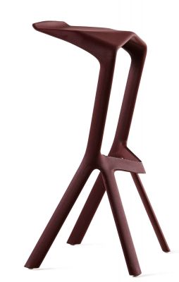 Miura Tabouret Plank bourgogne