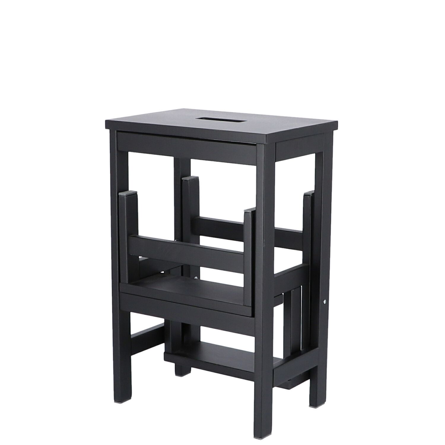 Soho Escabeau pour tabouret noir Jan Kurtz
