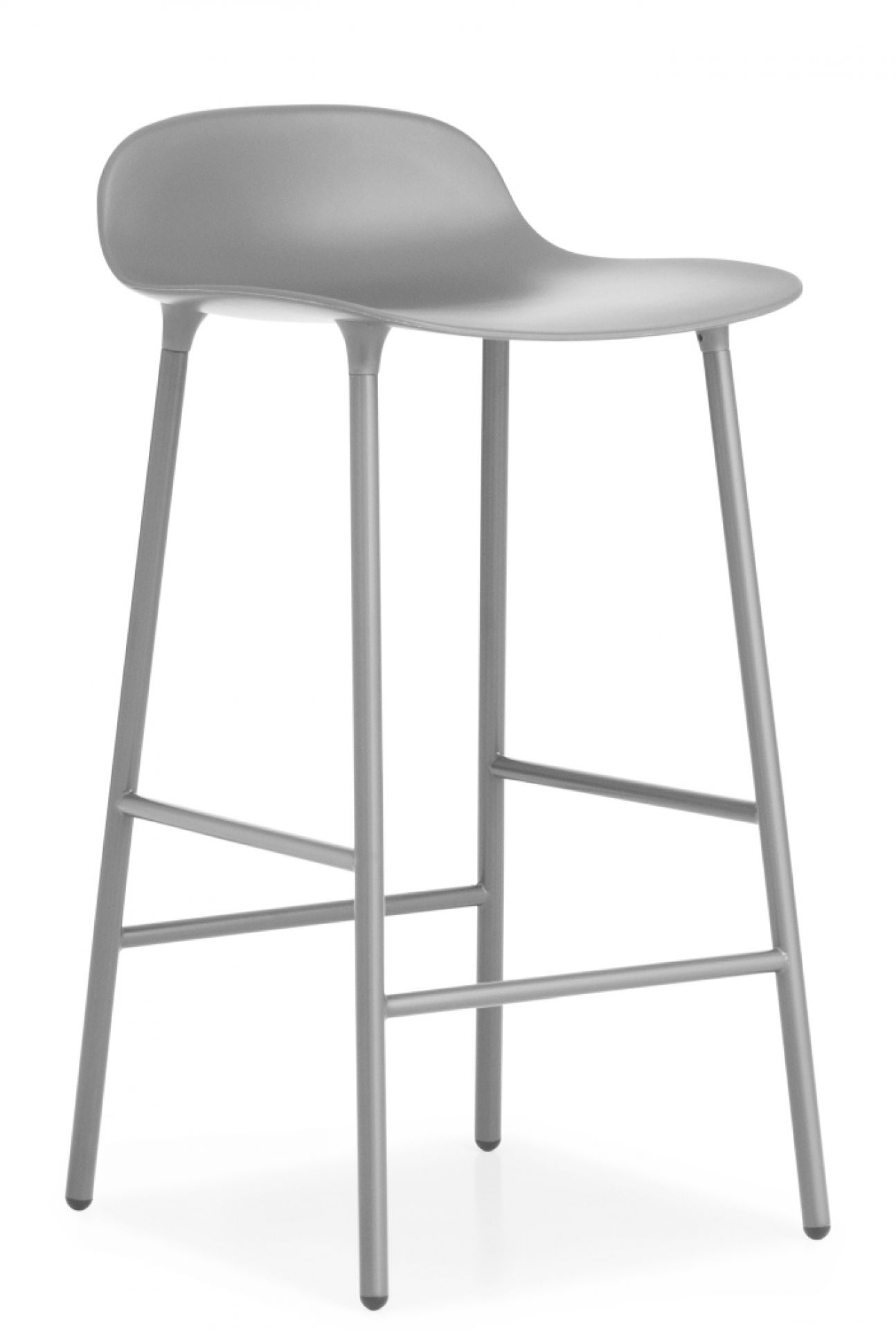 Form Barstool tabouret de bar H 65 cm Acier Normann Copenhagen