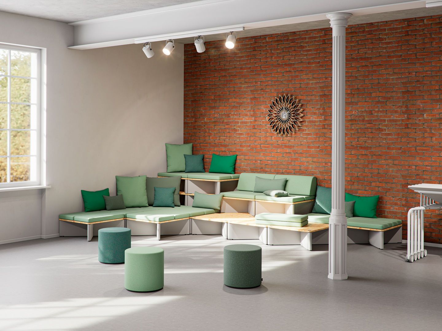 Plateforme de réinitialisation, système de plateforme modulaire Vitra