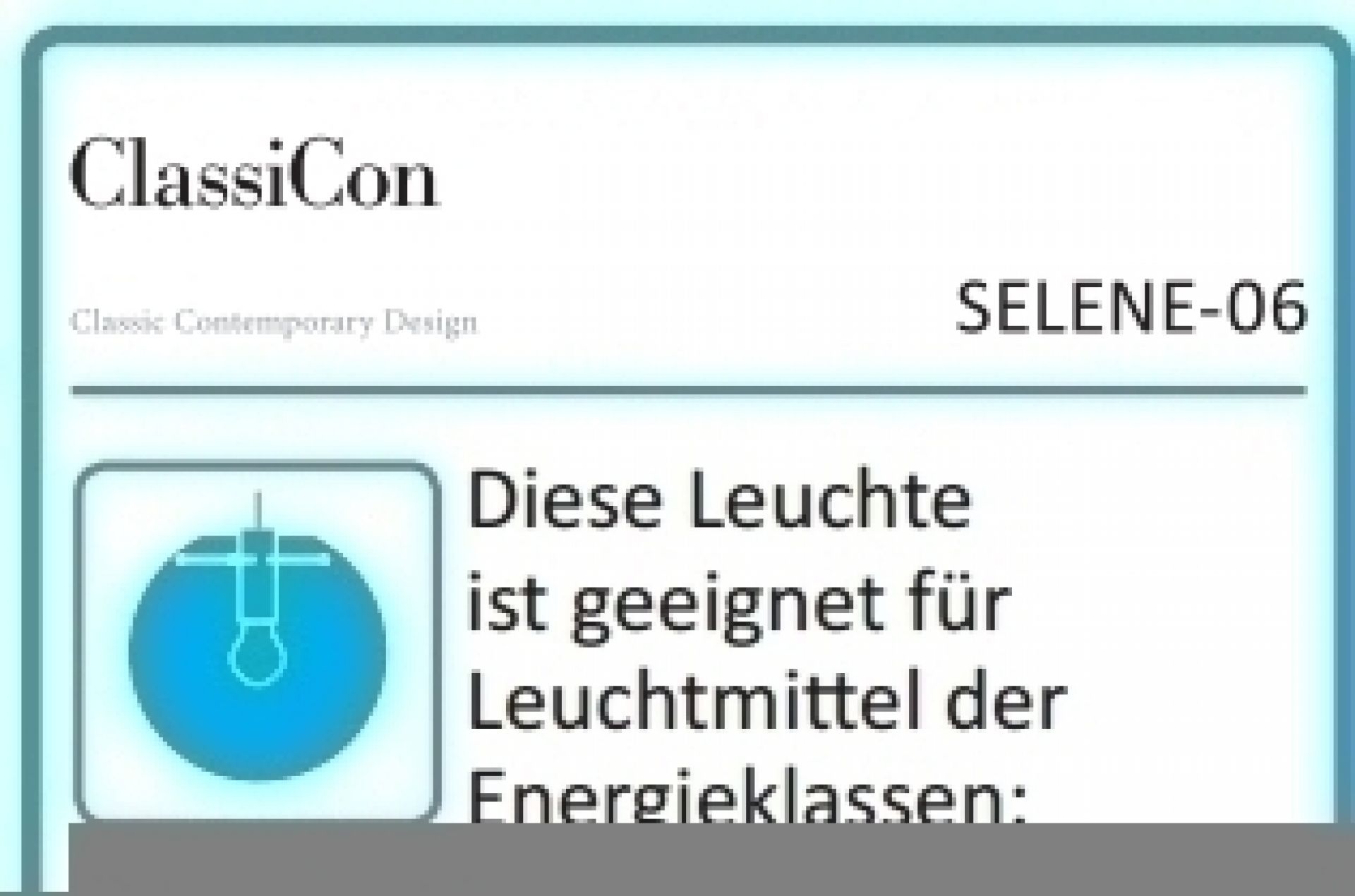 Luminaire à suspension Selene ClassiCon – QUICK SHIP