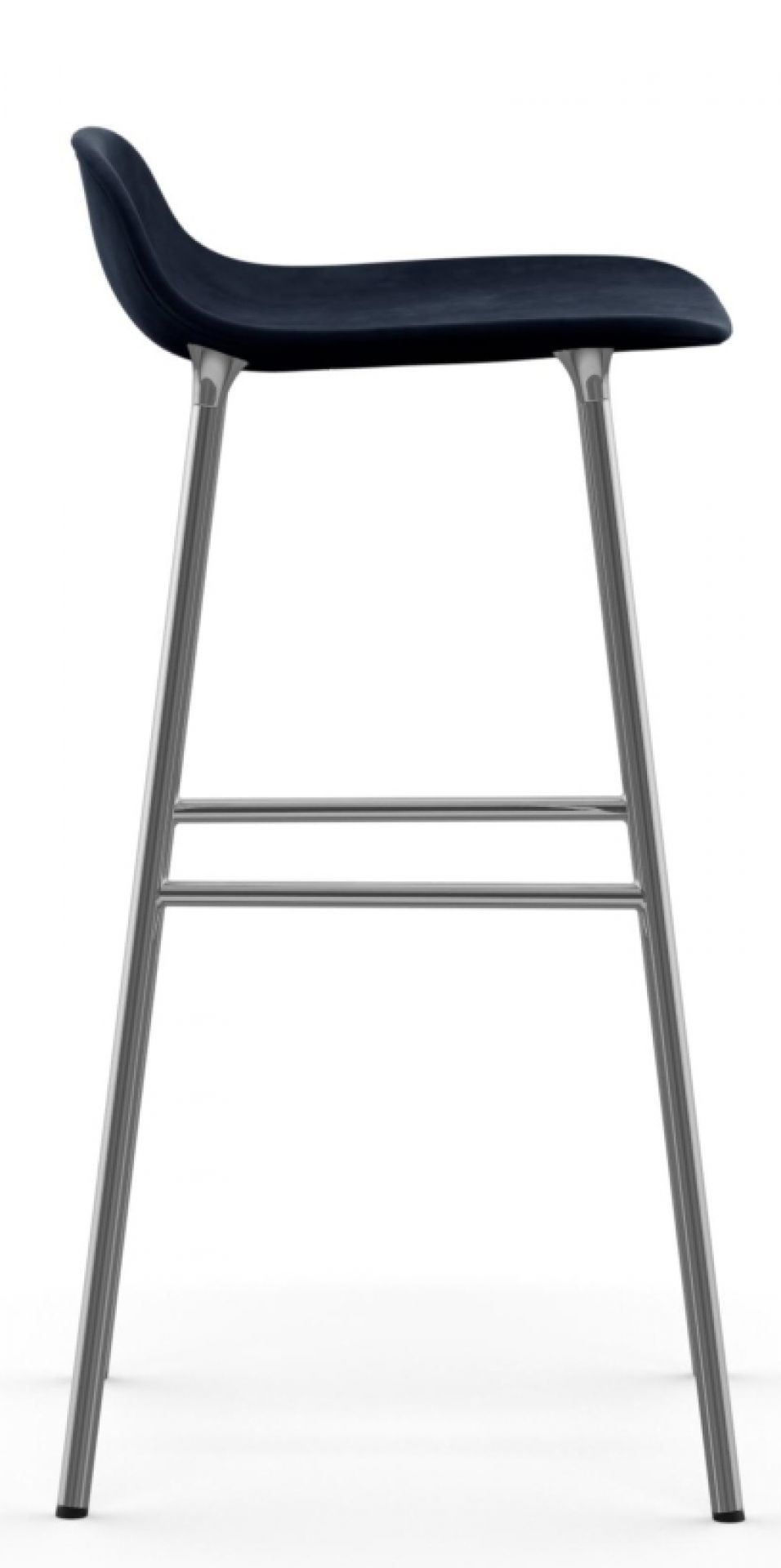 Form Barstool tabouret de bar H 75 cm Acier Rembourré Normann Copenhagen