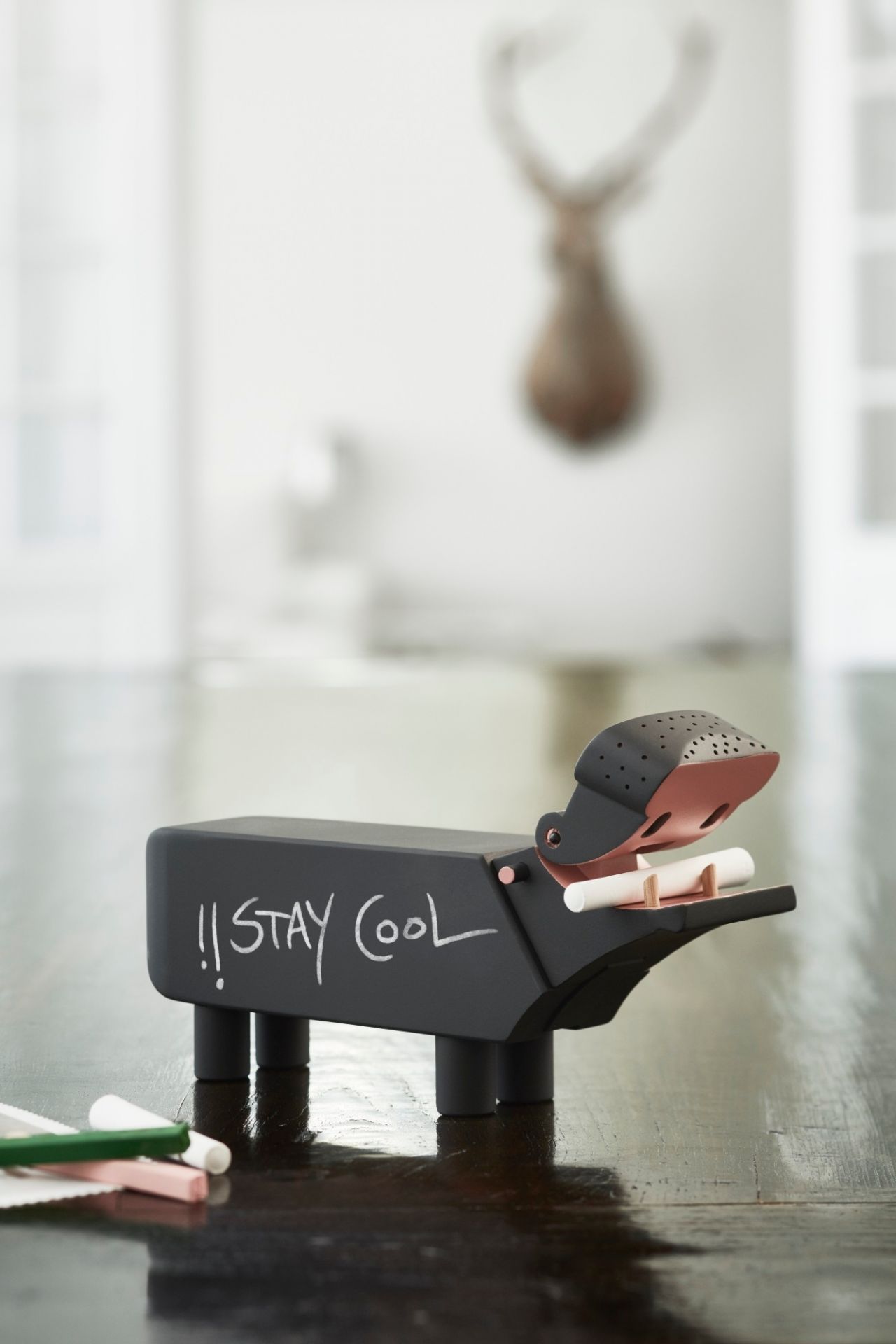 Hippopotame figure en bois noir Kay Bojesen