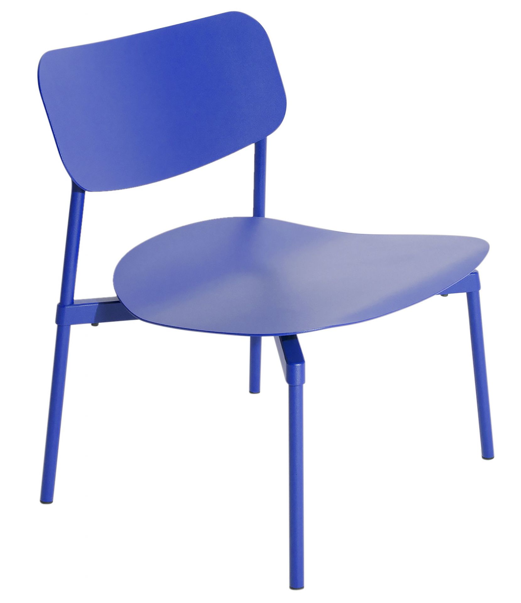 Fromme Lounge Chair Fauteuil Petite Friture Bleu