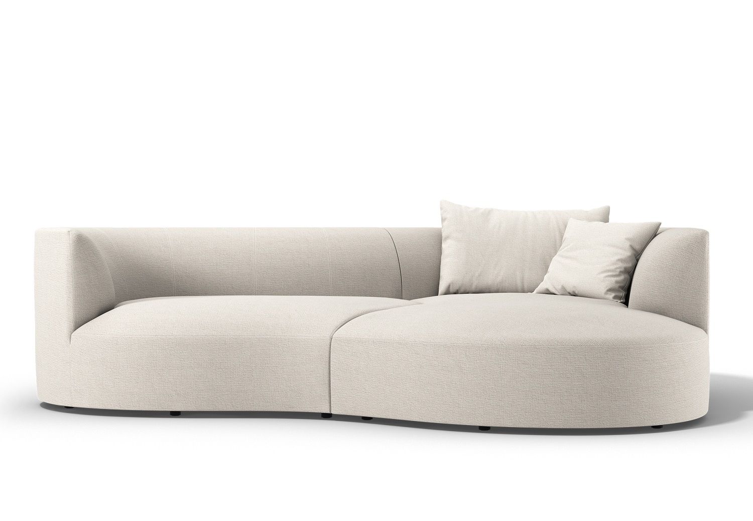 Canapé Siwa grand avec chaise longue Cor 